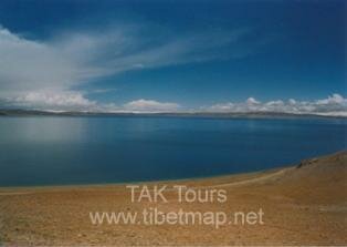 Namtso lake in Tibet, 240 kilometers to the north of Lhasa city